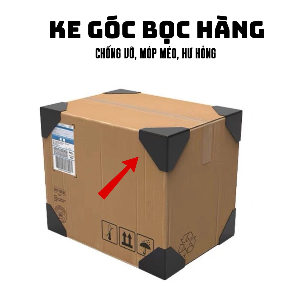 Bọc Góc Thùng Hàng - Nhựa Bịt Cạnh Ke Góc Chống Sốc, Chống Va Đập, Chống Bể Vỡ Đóng Ke Góc Bọc Hàng