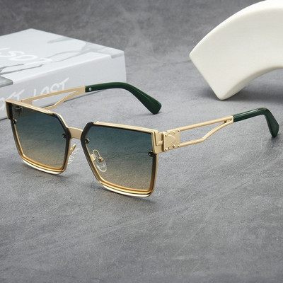 Kính Mát Thời Trang Cao Cấp CRNAIRA M68 Unisex - Chống UV400, Gọng Kim Loại Sang Trọng