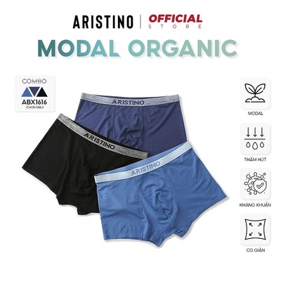 COMBO 3 Quần boxer nam S2 SPORT  sịp đùi sợi modal mềm mịn, thấm hút mồ hôi, không nhăn - SBX09.CB3
