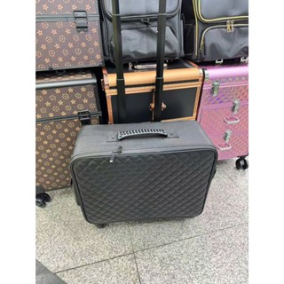 (Da PU Tặng 4 Túi) Vali Kéo 48cm Đựng Đồ Trang Điểm, Cốp Đựng Mỹ Phẩm, Đồ makeup Vali Kéo Chuyên Nghiệp