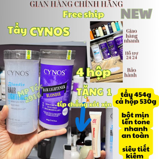 Bột tẩy tóc CYNOSS Xanh và tím mạnh chuyên salon ( mua 8 hộp tặng chiết 250g tẩy Cynoss ) tẩy Nhuộm Tóc nam nữ