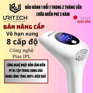 Máy triệt lông vĩnh viễn URITECH-AM001 máy triệt lông cầm tay tại nhà công nghệ pias nách vùng kín bikini chân tay