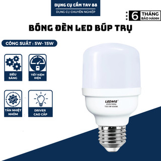  Bóng đèn Led Búp Trụ 5W-10W-15W Ánh sáng Vàng Trắng Giá Rẻ Siêu Sáng Tiết Kiệm Điện Tiêu chuẩn Châu Âu 