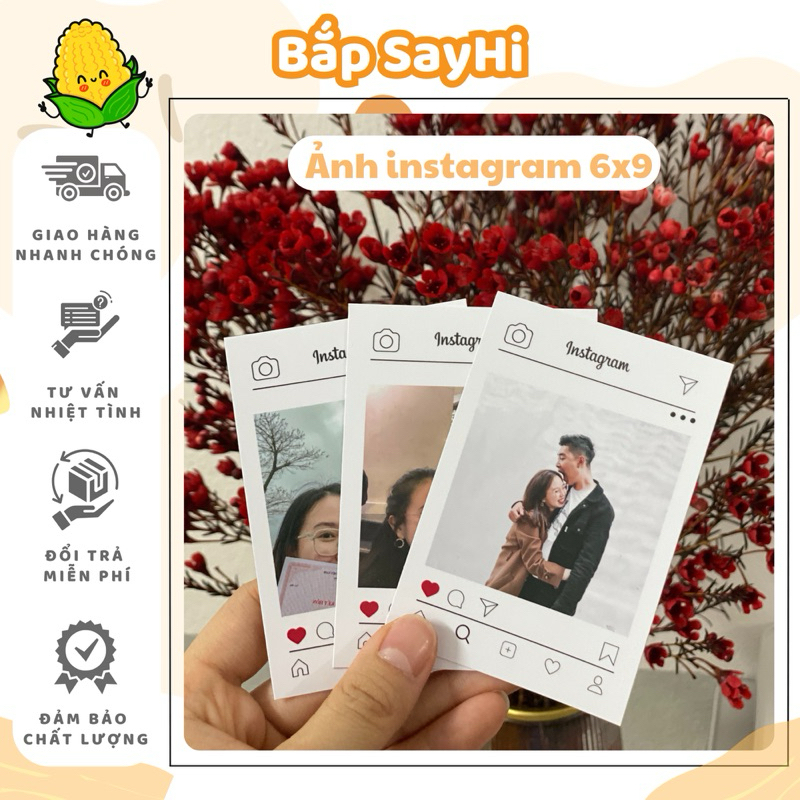 COMBO 20 ẢNH khung INSTAGRAM size 6x9 theo yêu cầu- Bắp Sayhi