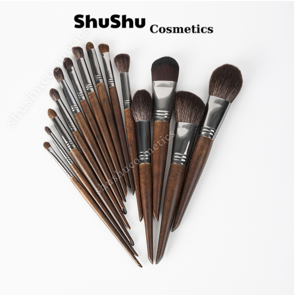 【SVIP】Bộ Cọ 22 Cây OVW Lông Tự Nhiên Mềm Mại Cán Gỗ Trang Điểm Chuyên Nghiệp SHUSHU COSMETICS