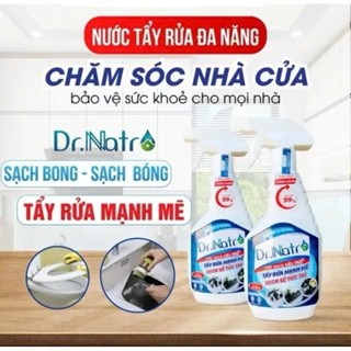 Chai Tẩy đa năng Dr Natro nước tẩy đa năng 500ml Làm Sạch kính , sàn nhà , bồn rửa, xoong nồi, cặn canxi...