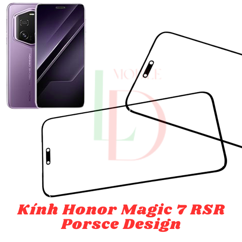 Mặt kính Honor Magic 7 RSR Porsche Design , mặt kính dùng ép cho honor magic 7 rsr porsche design