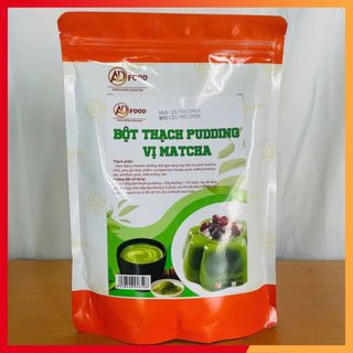 gói 100gr pudding vị matcha mẫu dùng thử thơm ngon