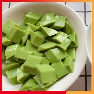 gói 100gr pudding vị matcha mẫu dùng thử thơm ngon