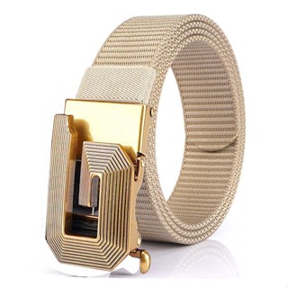 Thắt lưng nam khóa tự động đúc đặc hình chữ G dây dù cao cấp bền đẹp TOPEE