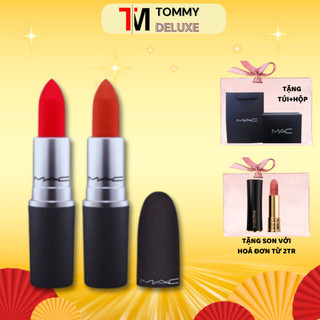  Son Thỏi Lì Mac Matte Lipstick chili 602 Đỏ Gạch Trẻ Trung Cá Tính Bền Màu Lâu Trôi Chất Mịn Như Nhung 