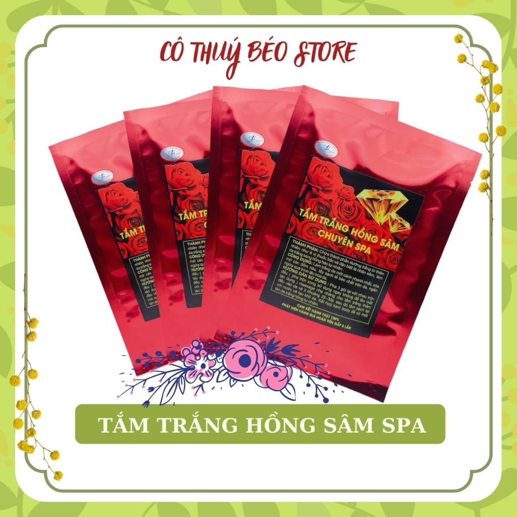 TẮM TRẮNG HỒNG SÂM CHUẨN SPA