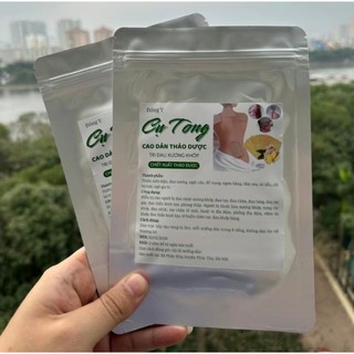  3 Gói Cao dán cụ tòng - Gói 10 miếng - Giảm đau xương khớp đau lưng đau thoái hóa 