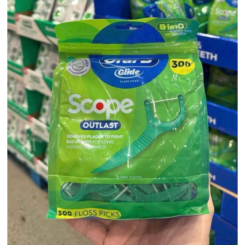 Tăm Chỉ Nha Khoa Oral-B Glide Scope Outlast - Bill Mỹ- Mẫu Mới Nhất