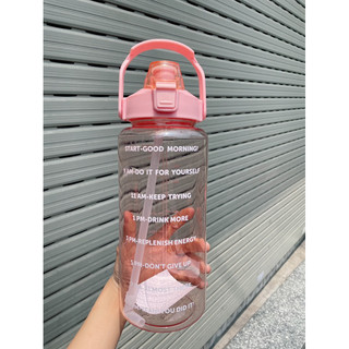 [TẶNG STICKER DÁN] BÌNH NƯỚC 2 lít quai xách chắc chắn