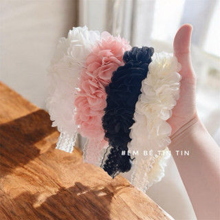 turban - băng đô hoa cho bé gái