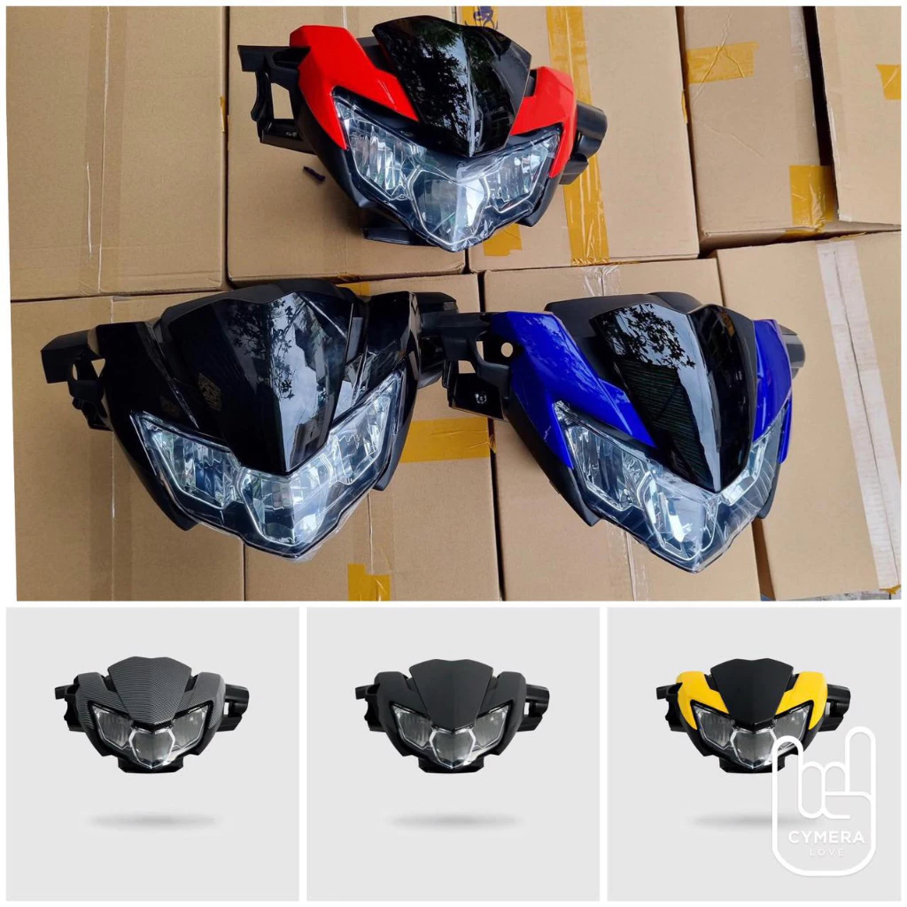 Đầu đèn ex 150 2019, đầu ex 2019 lên cho đèn exciter 150 mẫu cũ 2015-2018 MTS