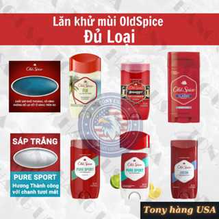 [ĐỦ LOẠI] Lăn Sáp Khử Mùi Cơ Thể Old Spice Pure Sport, Swagger, Fresh, Fiji Hàng Mỹ - Tony Hàng USA