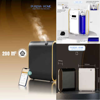 200m2 (600m3) PH LUXURY - Máy phun tinh dầu Bluetooth, không dùng nước dành cho cửa hàng, phòng Gym, Spa, doanh nghiệp