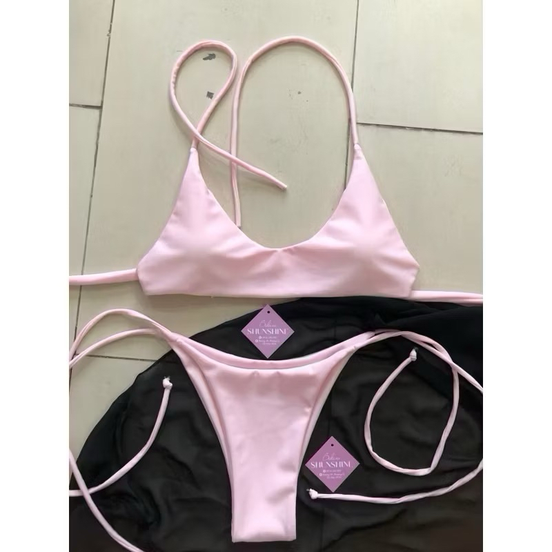 [HCM - Che Tên Sp] Bikini 2 Mảnh Cổ Chữ U Quần Tam Giác, HM Bikini | BigBuy360 - bigbuy360.vn