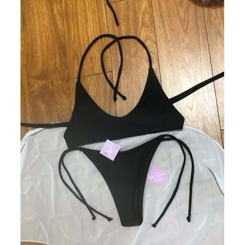 [HCM - Che Tên Sp] Bikini 2 Mảnh Cổ Chữ U Quần Tam Giác, HM Bikini | BigBuy360 - bigbuy360.vn