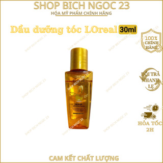 Dầu Dưỡng Tóc Loreal Chiết Xuất Hoa Tinh Dầu Tự 30ml - Mẫu Mới Chai Nhựa