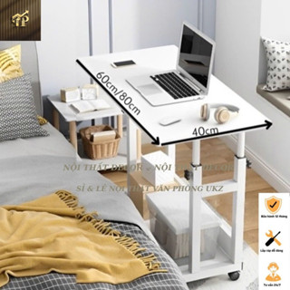 Bàn học thông minh R0408 , bàn có bánh xe di chuyển linh hoạt, có thể nâng hạ độ cao thấp từ 60-83cm ,chân sơn tỉnh điện
