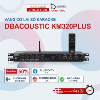 Vang cơ lai số karaoke DBACOUSTIC KM320Plus - Bluetooth 5.0 - Hiệu ứng ECHO/REVERB - Chống hú 5 cấp
