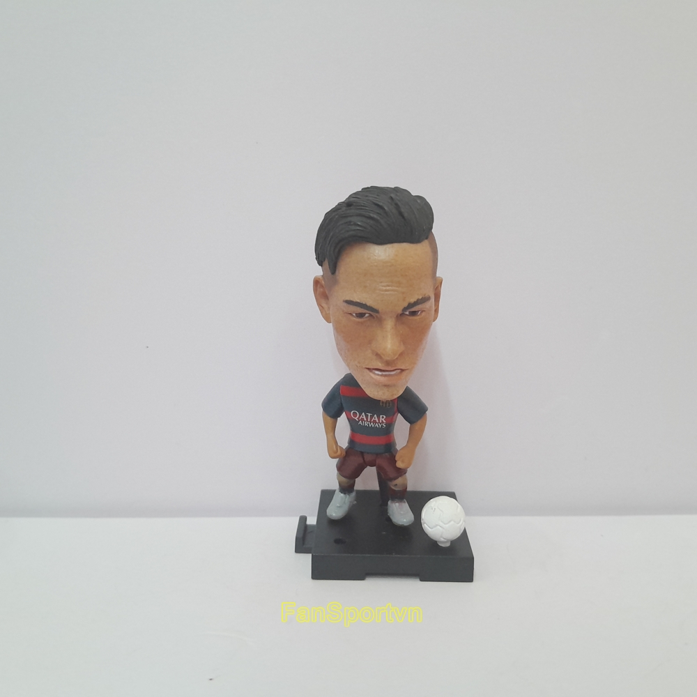 Mô hình tượng cầu thủ bóng đá Neymar Barcelona 2015-2016 soccerwe plus kodoto prostars corinthian so