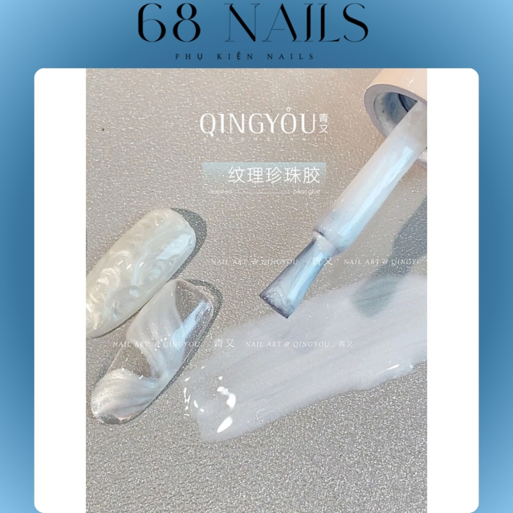 Sơn Gel B281 Chính Hãng Hiệu Ứng Ngọc Trai Trắng 15ml [Bàu Cá Nail]