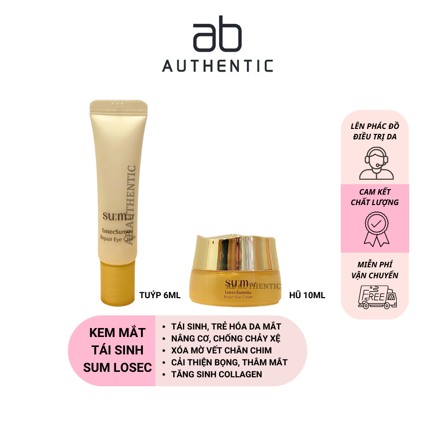 Kem mắt tái sinh và nâng cơ vùng da mắt Sum Losec Summa Repair Eye Cream - AB AUTHENTIC