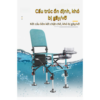 Ghế Câu Cá Ngoài Trời Dày Dặn Có Thể Gập Lại Đa Chức Năng Mẫu Mới Ghế Câu Bè Câu Cá Bàn Ghế Câu Cá Mọi Địa Hình Tiện