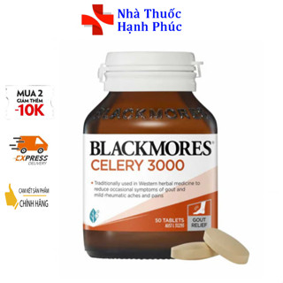 [Gout] Blackmores Celery 3000mg - Viên uống phòng bệnh và hỗ trợ điều trị Gout 50 viên