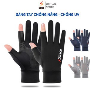 Găng Tay Hở 2 Ngón Chống Nắng - Bao Tay Đi Xe Máy, Có Thể Sử Dụng Cảm Ứng Điện Thoại