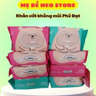  Combo 10 gói khăn ướt không mùi Phú Đạt 