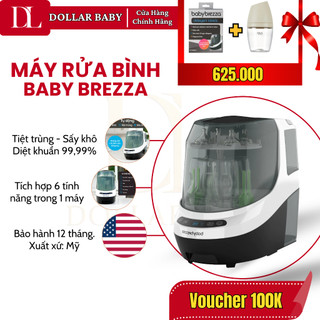 Máy Rửa Bình Sữa Tự Động Baby Brezza Bottle Washer Pro - 6 Chế Độ, Diệt Khuẩn 99.99% - Chính Hãng