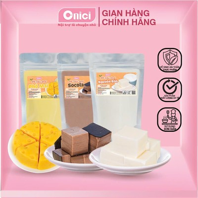Bột làm khúc bach 500gr vị nguyên bản, socola, phô mai tự chọn Bếp Của Mẹ Onici