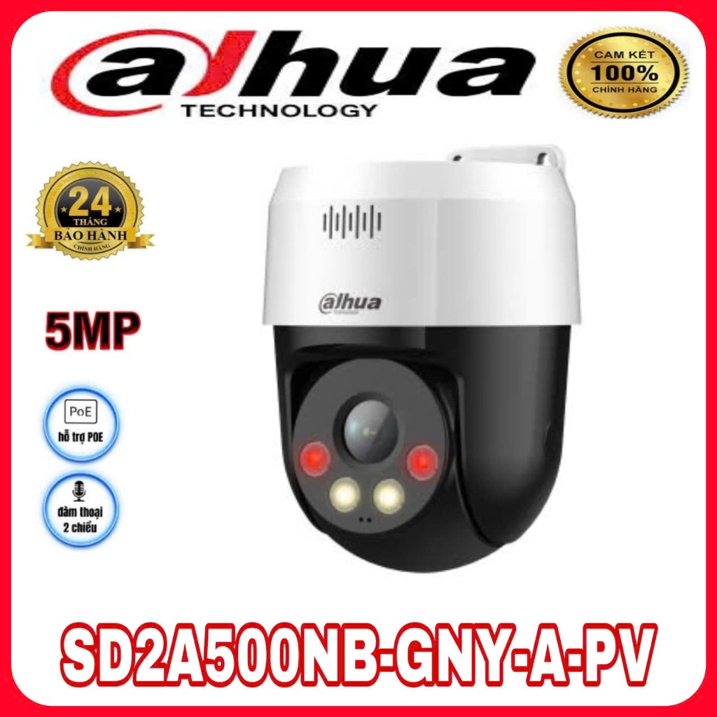 Camera IP quay quét 5MP DAHUA DH-SD2A500NB-GNY-A-PV