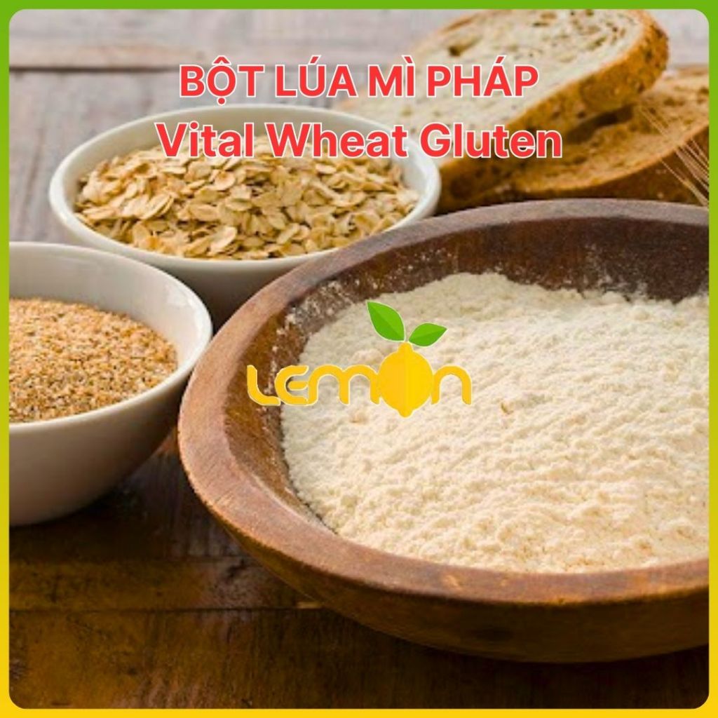 Bột lúa mì gluten Pháp cao cấp - Bột làm mì căn, chả chay, bò viên