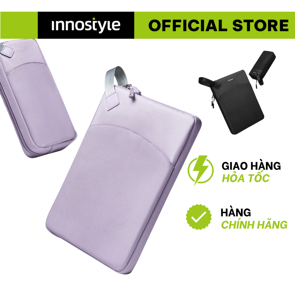 Bộ túi chống sốc kèm túi phụ kiện Innostyle Guardian cho Macbook/ Laptop 13 inch/14 inch/16inch