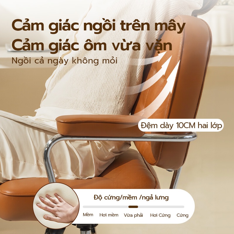 【Bán Chạy 15K+】Xpanse 005 ghế làm việc xoay văn phòng đốc đệm êm Phong cách retro  ghế giám đốc ghế trang điểm | BigBuy360 - bigbuy360.vn