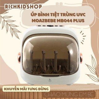 Máy úp bình sữa, tiệt trùng sấy khô tia UVC Moazbebe MB044 Plus  - Phiên bản mới nhất [ Bảo hành 12 