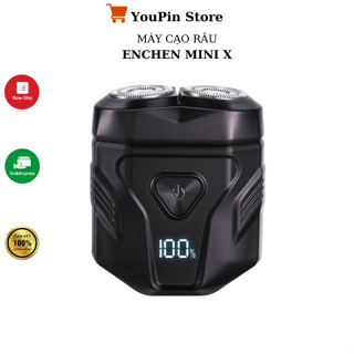 Máy cạo râu Enchen Mini X lưỡi cắt từ tính, có màn Led hiển thị - Máy cạo râu Pinjing K9 -BH 6 tháng