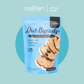 Bánh BISCOTTI Olaben Nutrition ăn kiêng giàu dinh dưỡng, healthy vị nguyên bản