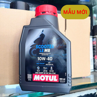 [Mẫu mới] Nhớt Motul Xe Tay Ga Motul Scooter LE 4T 10W40 800ml Chính Hãng Nhập Khẩu- Cam Kết Chính Hãng