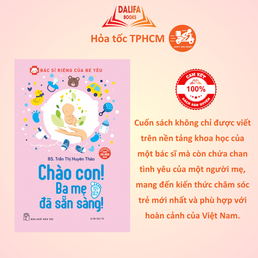 Sách - Chào Con! Ba Mẹ Đã Sẵn Sàng!