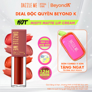 [DEAL ĐỘC QUYỀN BEYONDK] Combo Son Kem Siêu Mịn Kháng Nước Lâu Trôi DAZZLE ME Mousse Lip Cream 4.5g