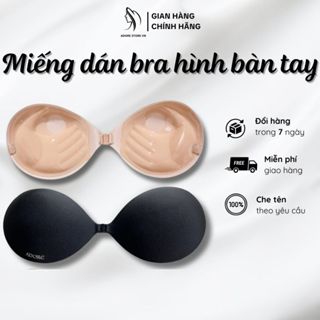 Miếng dán ngực tạo khe Adore, Cài trước nâng độn vòng 1, Siêu dính ôm trọn ngực, Hình bàn tay thiết kế sóng - Chính Hãng