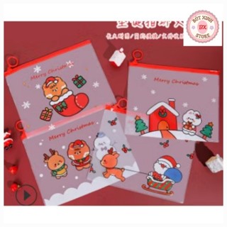  Túi zip hình giáng sinh noel 