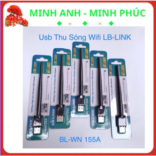  Usb thu Wifi LB Link 155A 150Mbps tăng tốc độ wifi cho laptop PC thiết kế nhỏ gon tiện lợi 